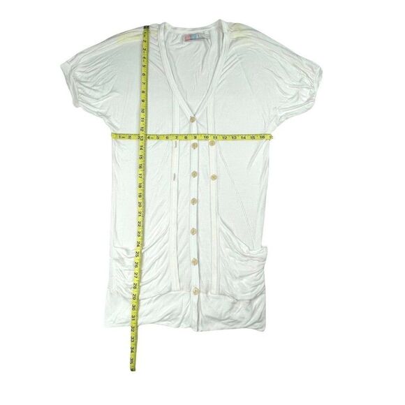 Free People Beach Button Down Long Tunic Cardigan - Picture 5 of 5